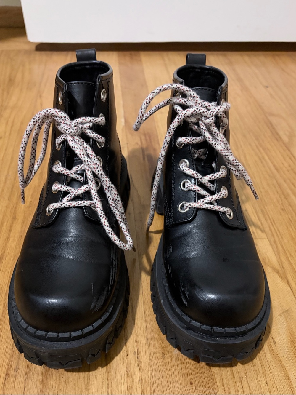 Dolls Kill Women”s Lace-Up Chunky Boots